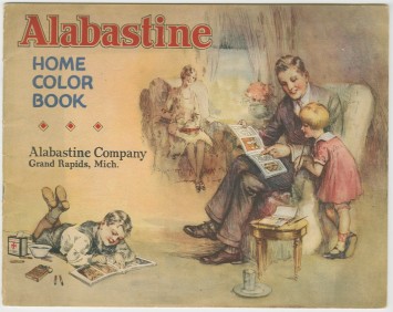 Alabastine coloring book cover