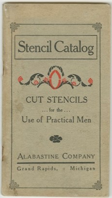 Stencil catalog cover