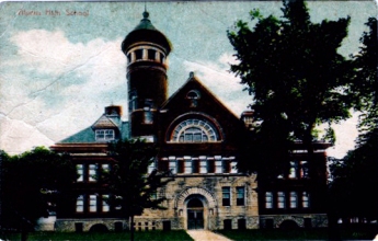 Poscard. Alpena High School, 1915